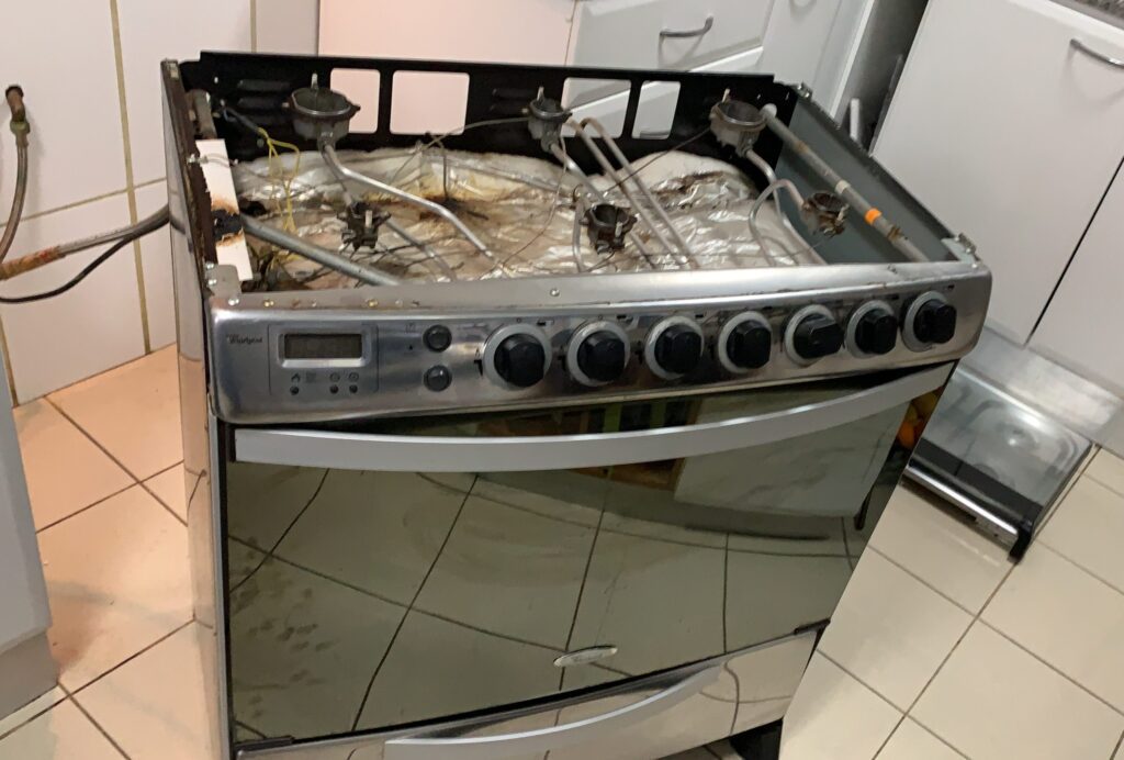 Cocina horno a gas
